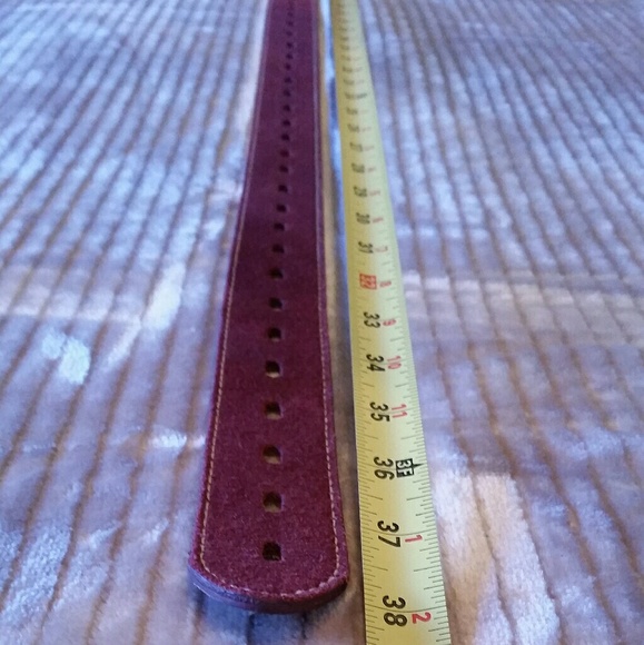 Leather Suede Belt - Picture 5 of 5